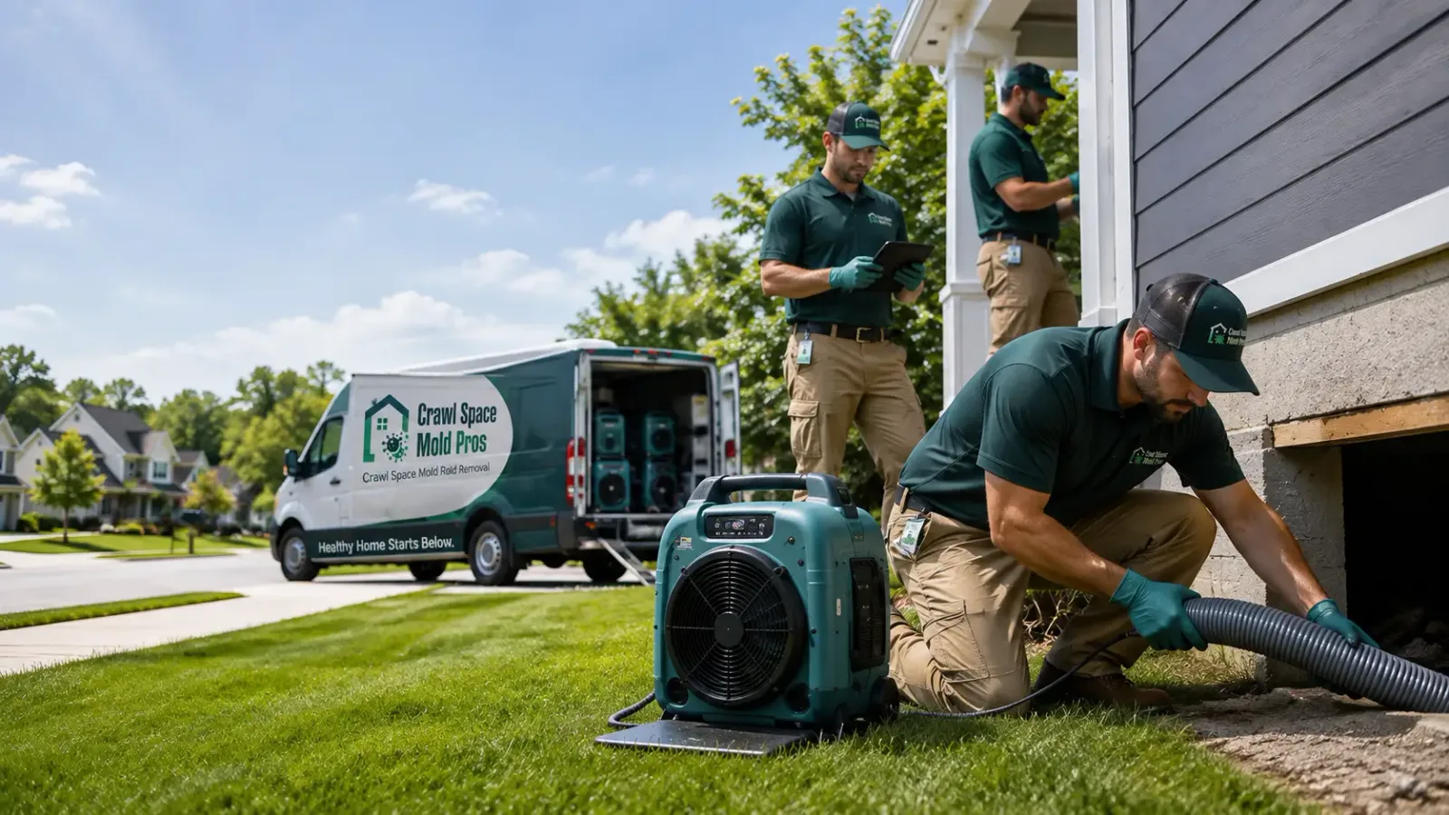 Crawl Space Mold Removal in Meridian, NY